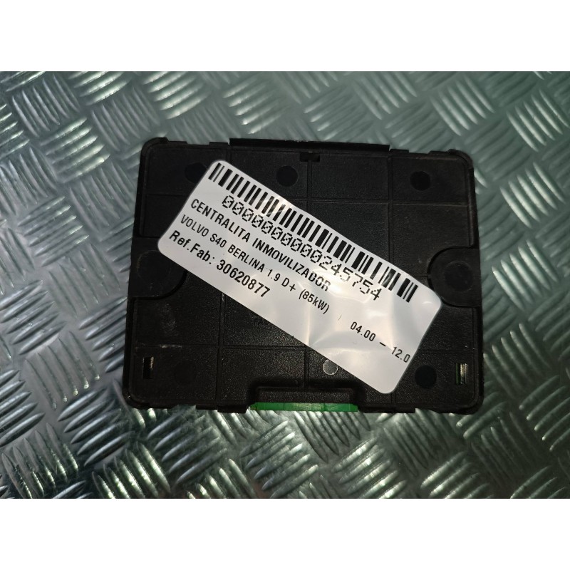 Recambio de centralita inmovilizador para volvo s40 berlina 1.9 d+ (85kw) referencia OEM IAM 30620877 F055V00178 30865187