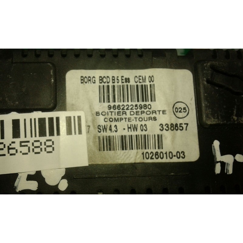 Recambio de pantalla multifuncion para citroen c4 berlina exclusive referencia OEM IAM 9662225980  
