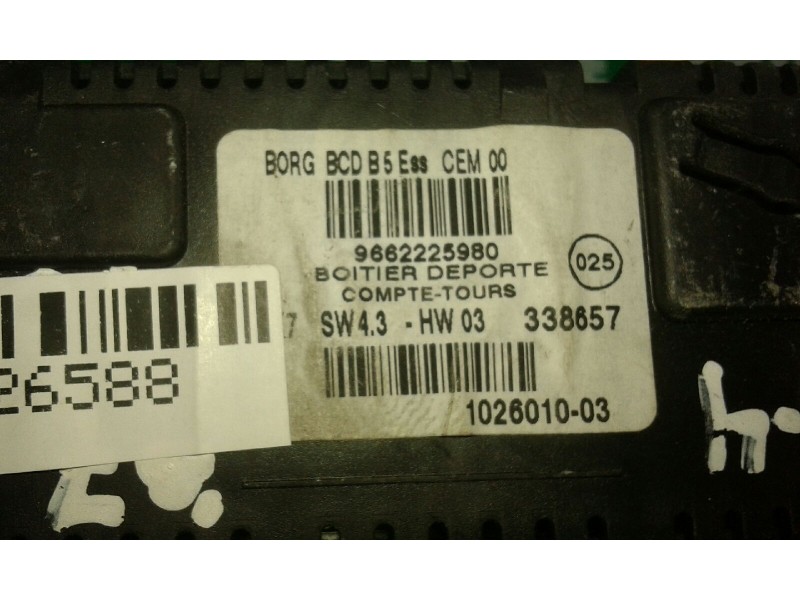 Recambio de pantalla multifuncion para citroen c4 berlina exclusive referencia OEM IAM 9662225980  