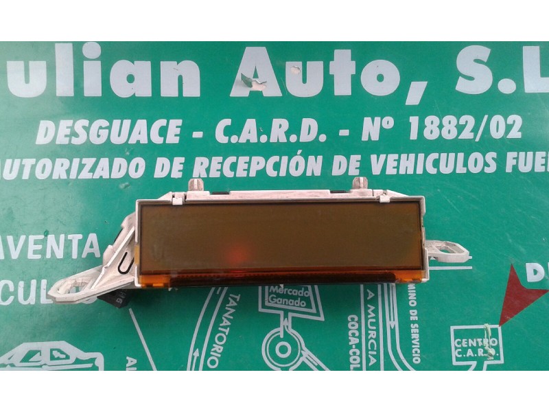Recambio de pantalla multifuncion para citroen c4 berlina collection referencia OEM IAM 9662226080  