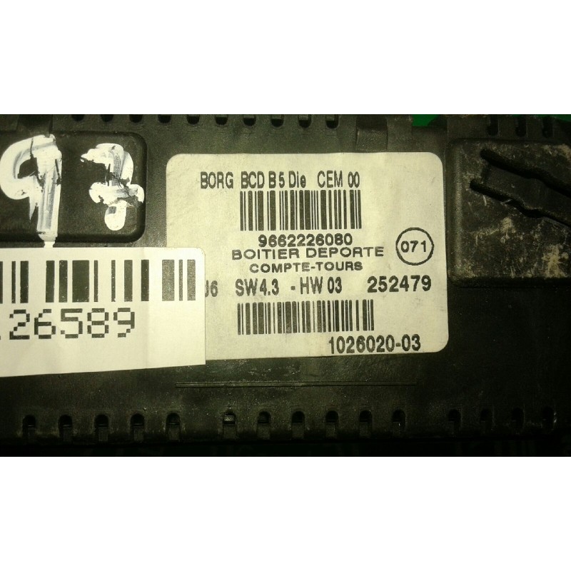 Recambio de pantalla multifuncion para citroen c4 berlina collection referencia OEM IAM 9662226080  