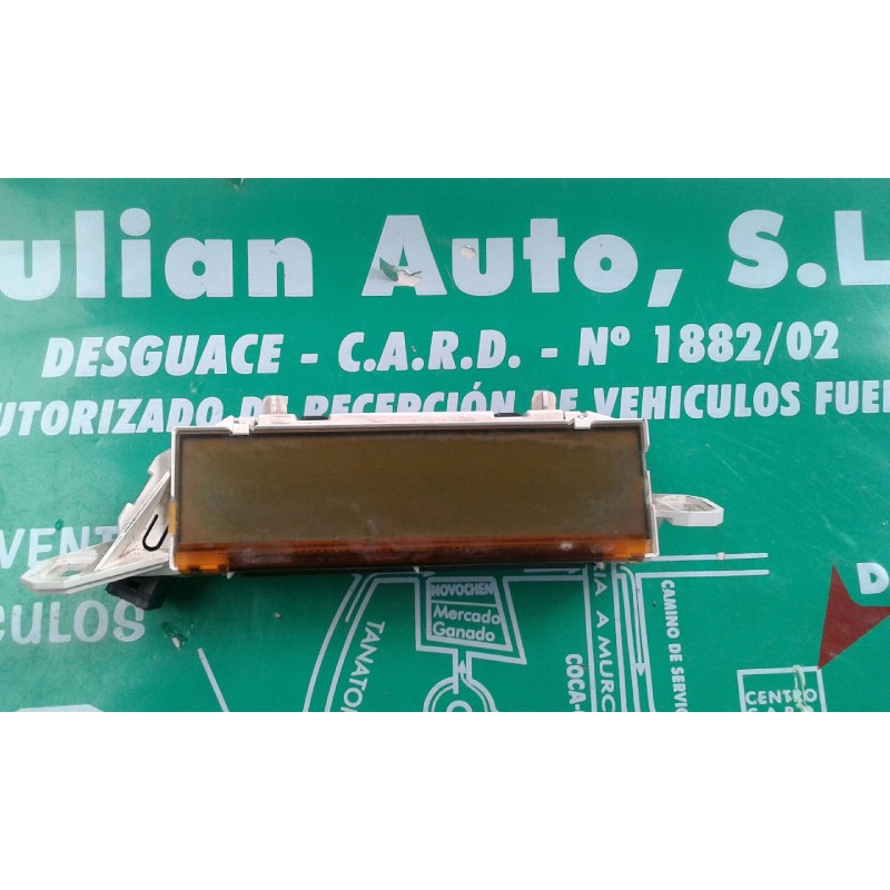 Recambio de pantalla multifuncion para citroen c4 berlina lx referencia OEM IAM 9662225980  