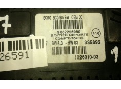 Recambio de pantalla multifuncion para citroen c4 berlina lx referencia OEM IAM 9662225980   2