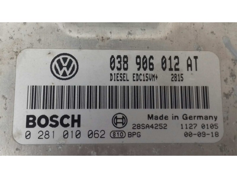 Recambio de centralita motor uce para seat leon (1m1) signo referencia OEM IAM 0281010062  KIT -BOSCH