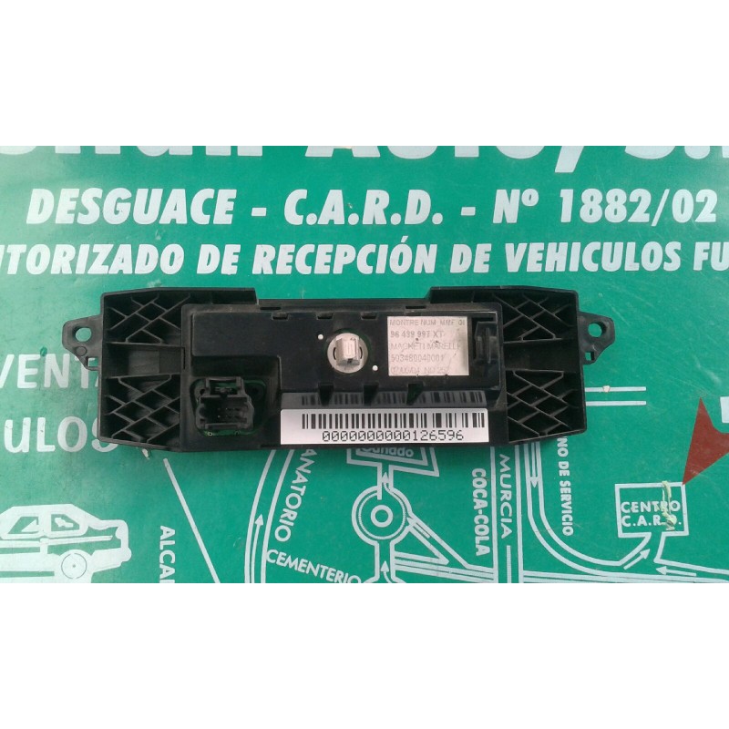 Recambio de pantalla multifuncion para citroen c3 1.4 16v audace referencia OEM IAM 96439997XT 503480040001 MAGNETI MARELLI