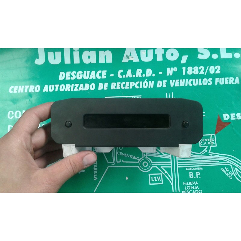 Recambio de pantalla multifuncion para peugeot 206 berlina look referencia OEM IAM 9647409777 NS7616329-3 21669457-4