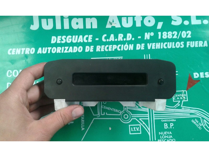 Recambio de pantalla multifuncion para peugeot 206 berlina look referencia OEM IAM 9647409777 NS7616329-3 21669457-4