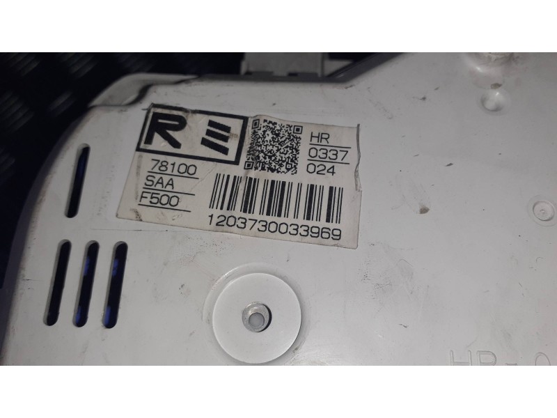 Recambio de cuadro instrumentos para honda jazz (gd1/5) 1.4 s referencia OEM IAM 78100SAAF500  HR0337024
