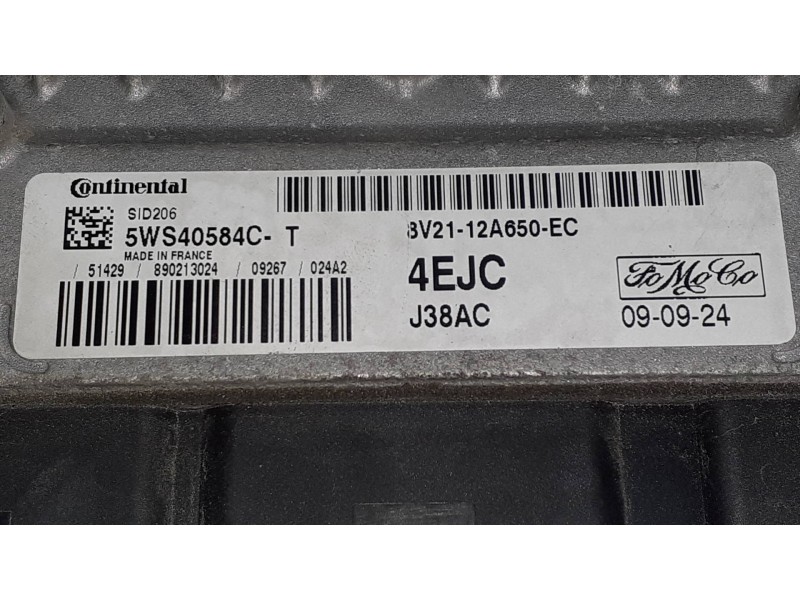 Recambio de centralita motor uce para ford fiesta (cb1) ambiente referencia OEM IAM 8V2112A650EC S118770001 FOMOCO