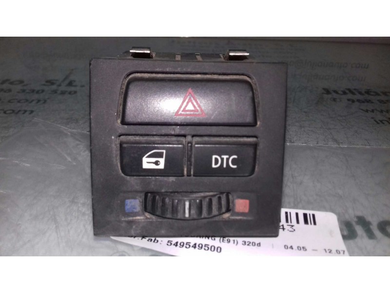 Recambio de warning para bmw serie 3 touring (e91) 320d referencia OEM IAM 549549500 694565201 