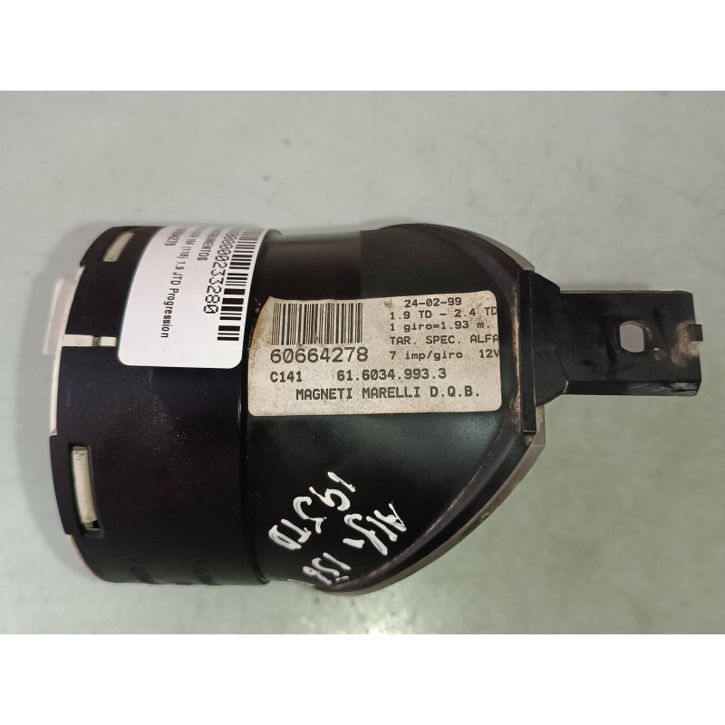Recambio de cuadro instrumentos para alfa romeo 156 (116) 1.9 jtd progression referencia OEM IAM 60664278 6160340020 6850840010
