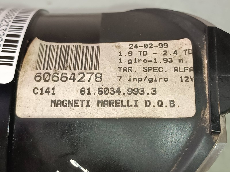 Recambio de cuadro instrumentos para alfa romeo 156 (116) 1.9 jtd progression referencia OEM IAM 60664278 6160340020 6850840010