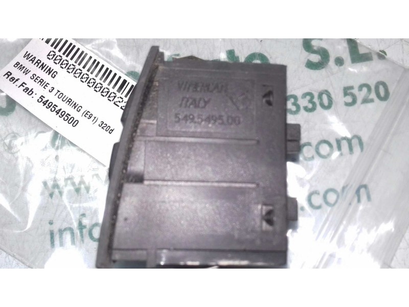 Recambio de warning para bmw serie 3 touring (e91) 320d referencia OEM IAM 549549500 694565201 