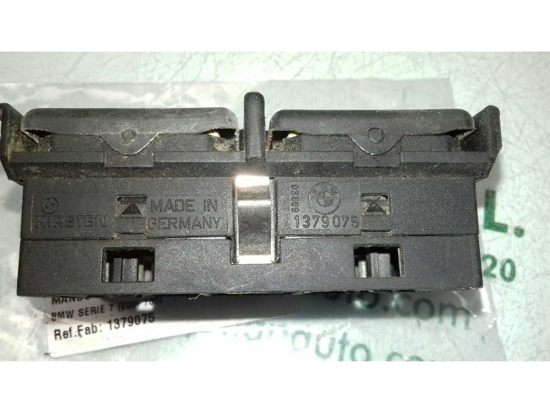 Recambio de mando elevalunas delantero izquierdo para bmw serie 7 (e38) 730i referencia OEM IAM 1379075  