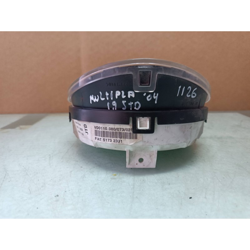 Recambio de cuadro instrumentos para fiat multipla (186) 1.9 jtd 110 elx eleganza referencia OEM IAM 110080073025 51732331 