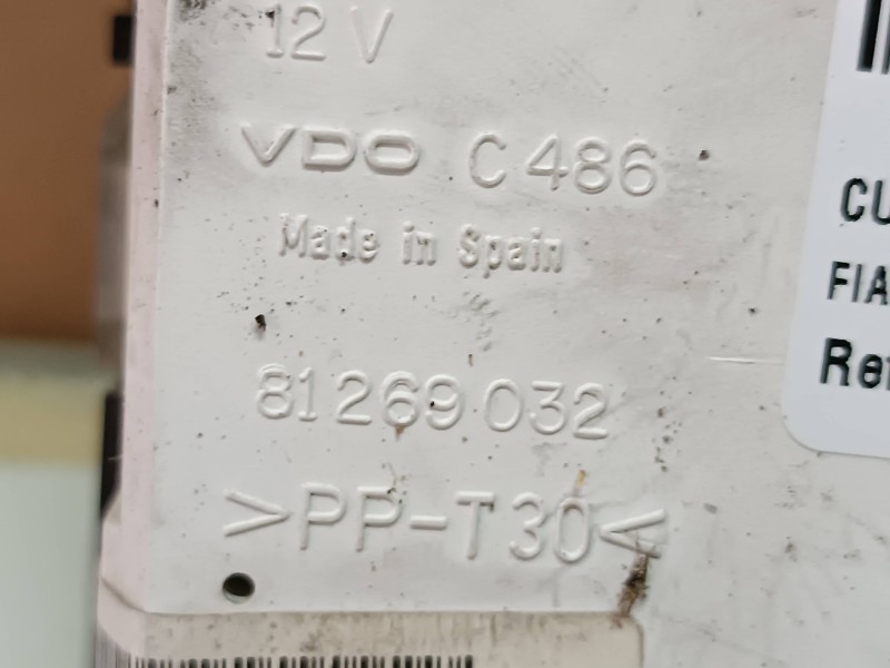 Recambio de cuadro instrumentos para fiat multipla (186) 1.9 jtd 110 elx eleganza referencia OEM IAM 110080073025 51732331 