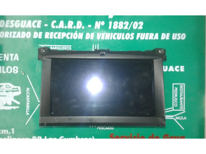 Recambio de pantalla multifuncion para citroen c6 exclusive referencia OEM IAM 96493929ZD 9663512000 