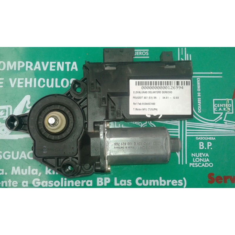 Recambio de motor elevalunas delantero derecho para peugeot 307 (s1) xn referencia OEM IAM 9634457480 990829-101 A90829