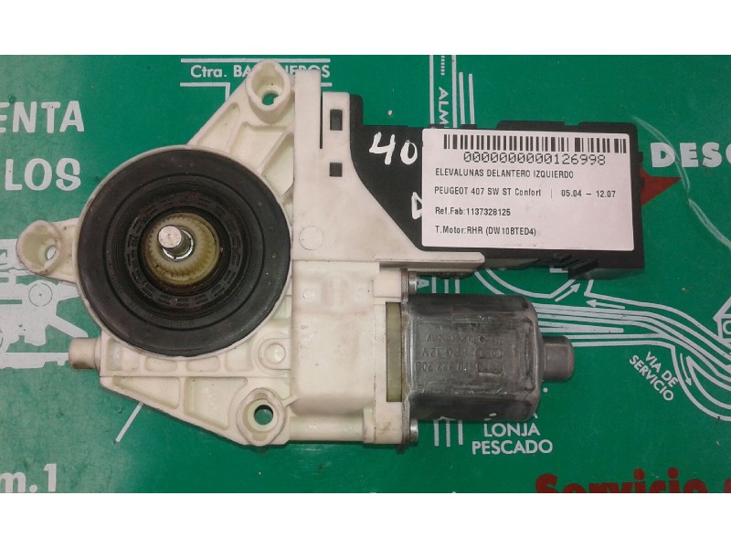 Recambio de motor elevalunas delantero izquierdo para peugeot 407 sw st confort referencia OEM IAM 1137328125 994422-104 