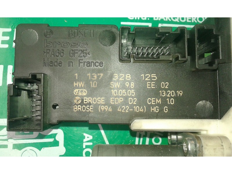 Recambio de motor elevalunas delantero izquierdo para peugeot 407 sw st confort referencia OEM IAM 1137328125 994422-104 