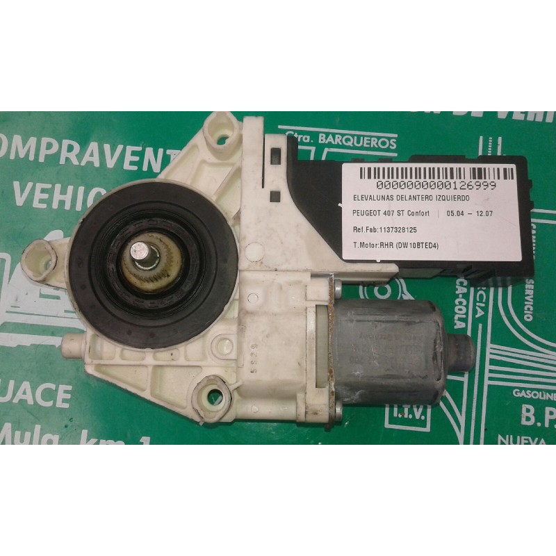 Recambio de motor elevalunas delantero izquierdo para peugeot 407 st confort referencia OEM IAM 1137328125 994422-103 