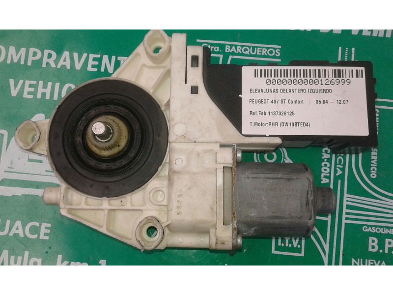 Recambio de motor elevalunas delantero izquierdo para peugeot 407 st confort referencia OEM IAM 1137328125 994422-103 