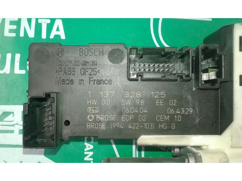 Recambio de motor elevalunas delantero izquierdo para peugeot 407 st confort referencia OEM IAM 1137328125 994422-103 