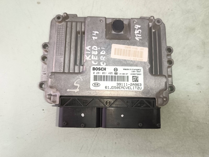Recambio de centralita motor uce para kia cee´d drive referencia OEM IAM 391112A963 6JD50EMCVELIT2U 