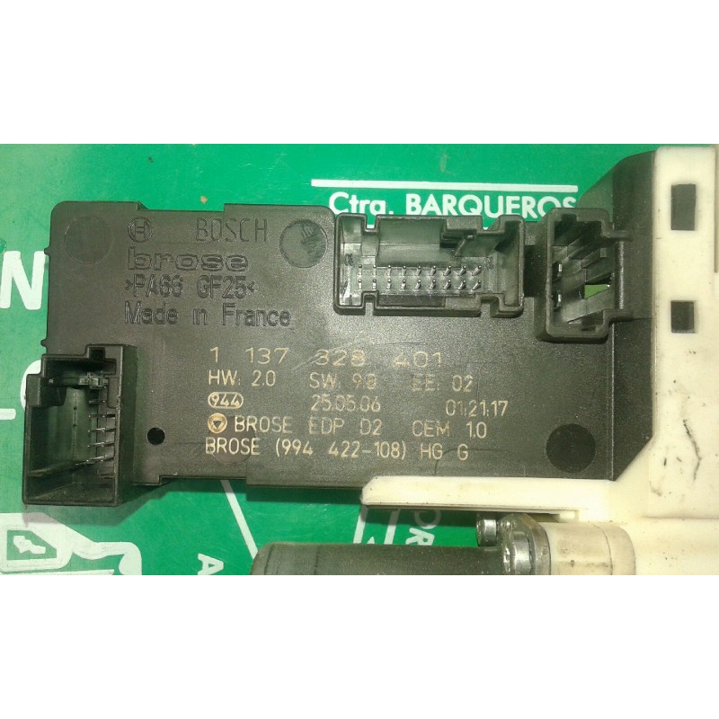 Recambio de motor elevalunas delantero izquierdo para peugeot 407 sw premium referencia OEM IAM 1137328401 994422108 
