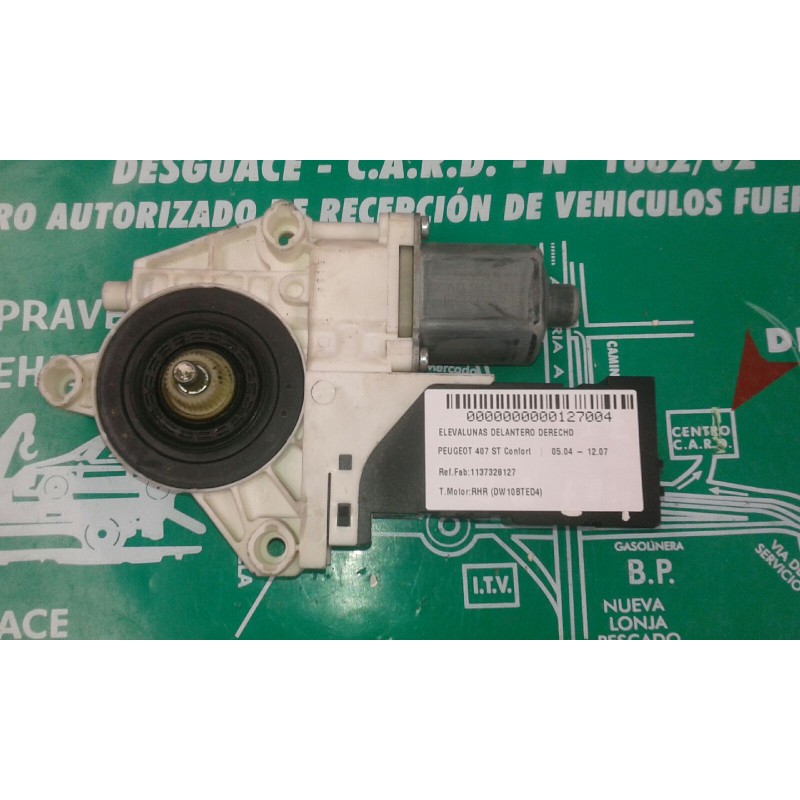 Recambio de motor elevalunas delantero derecho para peugeot 407 st confort referencia OEM IAM 1137328127 994421104 