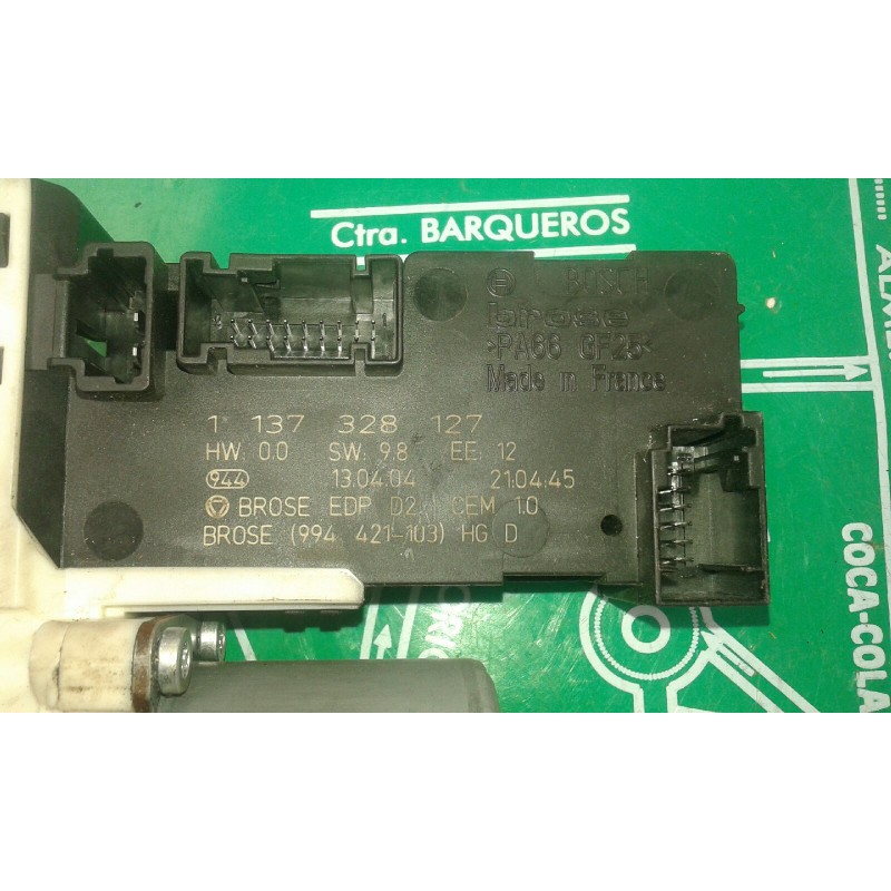 Recambio de motor elevalunas delantero derecho para peugeot 407 st confort referencia OEM IAM 1137328127 994421103 