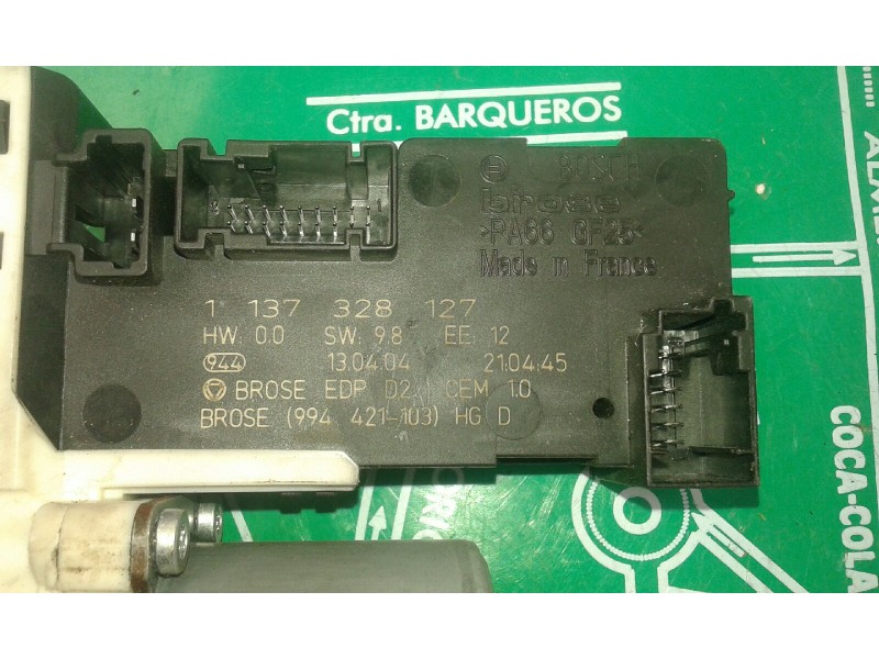 Recambio de motor elevalunas delantero derecho para peugeot 407 st confort referencia OEM IAM 1137328127 994421103 