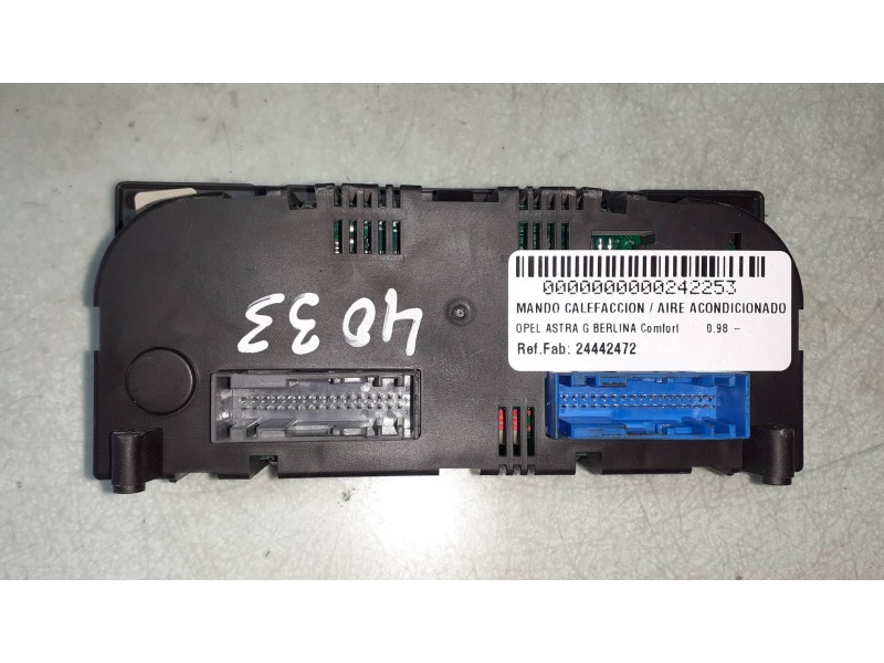 Recambio de mando climatizador para opel astra g berlina comfort referencia OEM IAM 24442472 H24140019020C 24140022020