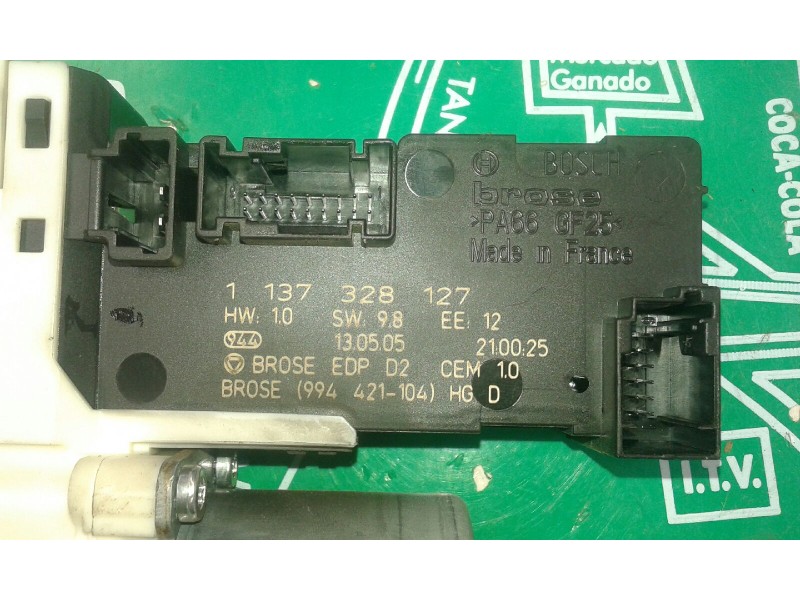 Recambio de motor elevalunas delantero derecho para peugeot 407 sw st confort referencia OEM IAM 1137328127 994421104 