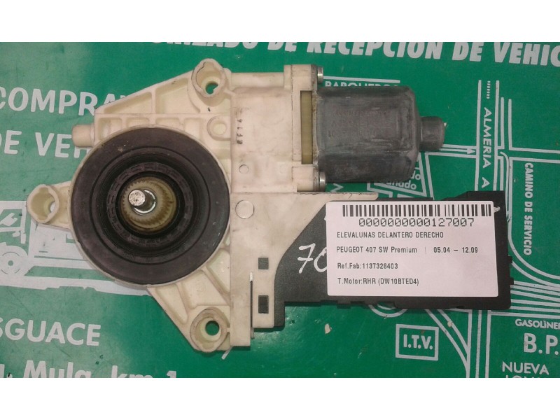 Recambio de motor elevalunas delantero derecho para peugeot 407 sw premium referencia OEM IAM 1137328403 994421108 