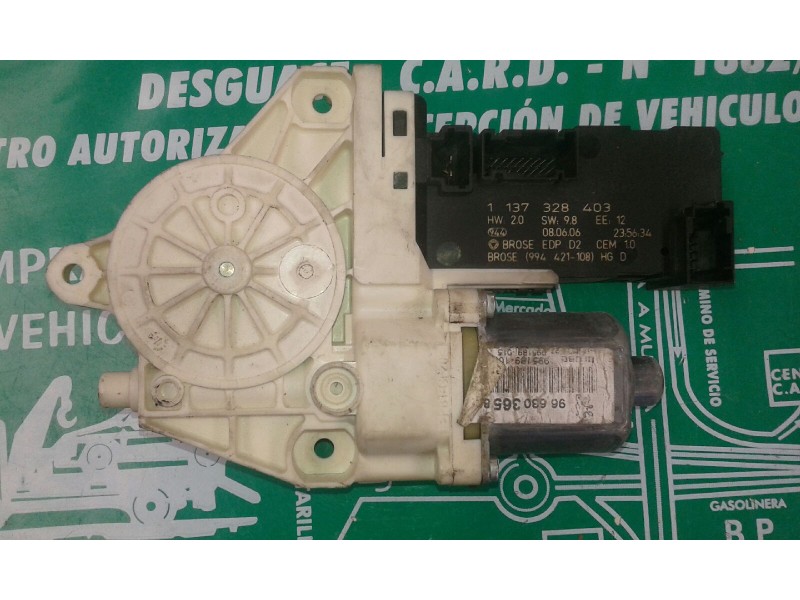 Recambio de motor elevalunas delantero derecho para peugeot 407 sw premium referencia OEM IAM 1137328403 994421108 