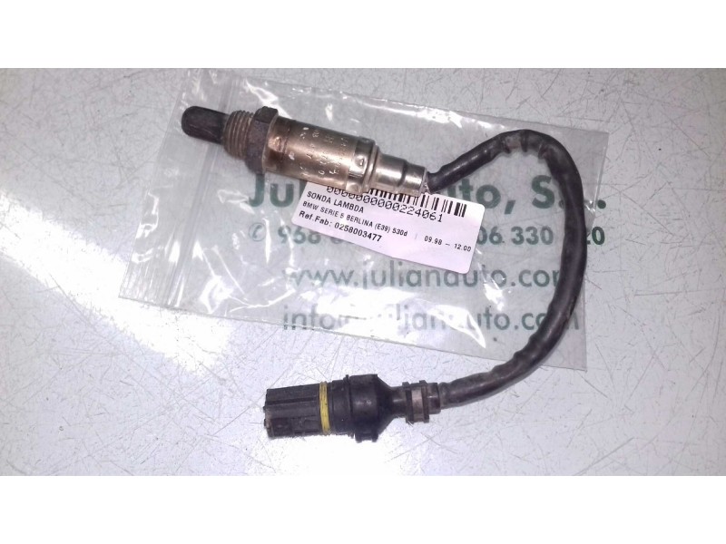 Recambio de sonda lambda para bmw serie 5 berlina (e39) 530d referencia OEM IAM 0258003477  BOSCH