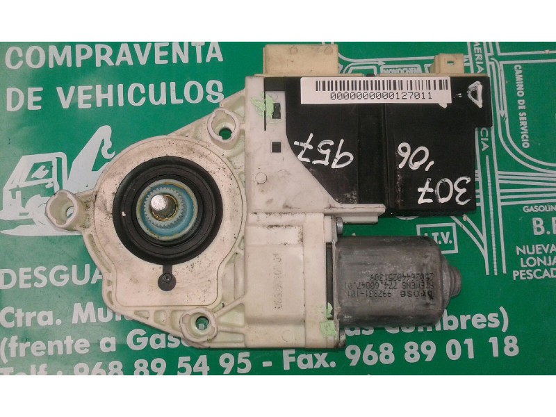 Recambio de motor elevalunas delantero derecho para peugeot 307 berlina (s2) xs referencia OEM IAM 996388103 9649911080 