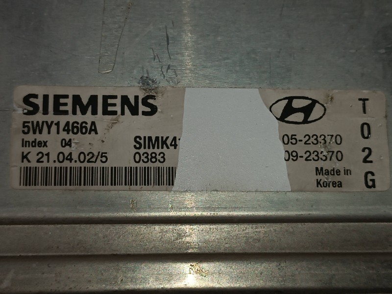 Recambio de centralita motor uce para hyundai coupe (gk) 2.0 fx full referencia OEM IAM 5WY1466A  