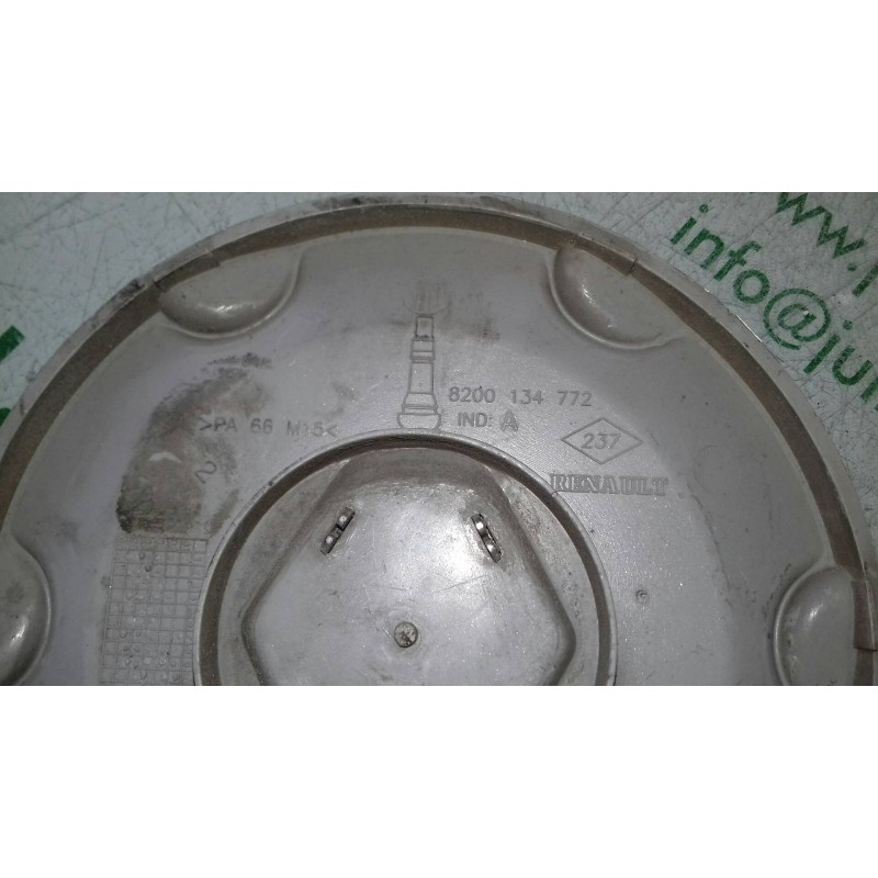 Recambio de tapacubos para renault megane ii familiar authentique confort referencia OEM IAM 8200134772 9371011 4 UNIDADES