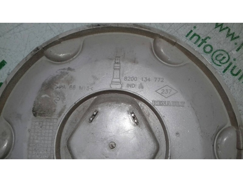 Recambio de tapacubos para renault megane ii familiar authentique confort referencia OEM IAM 8200134772 9371011 4 UNIDADES