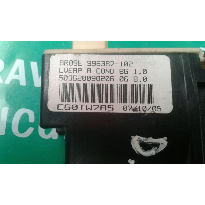 Recambio de motor elevalunas delantero izquierdo para citroen c5 berlina lx (e) referencia OEM IAM 966387102 997833102 