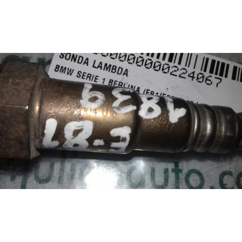 Recambio de sonda lambda para bmw serie 1 berlina (e81/e87) 118d referencia OEM IAM 0281004018  3 + 3 PINES