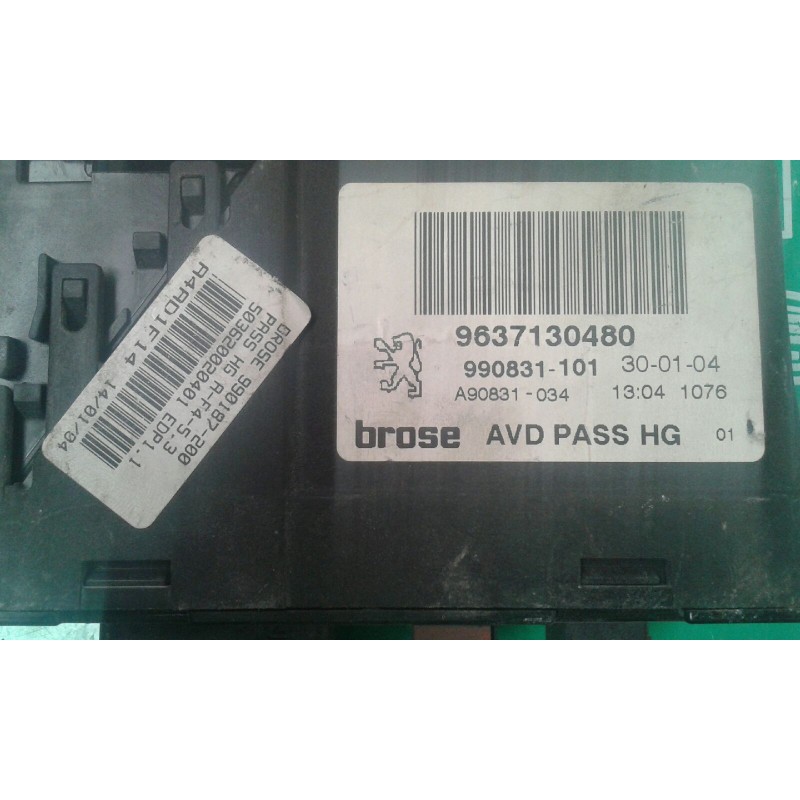 Recambio de motor elevalunas delantero derecho para peugeot 307 break / sw (s1) sw referencia OEM IAM 9637130480 990187200 99083
