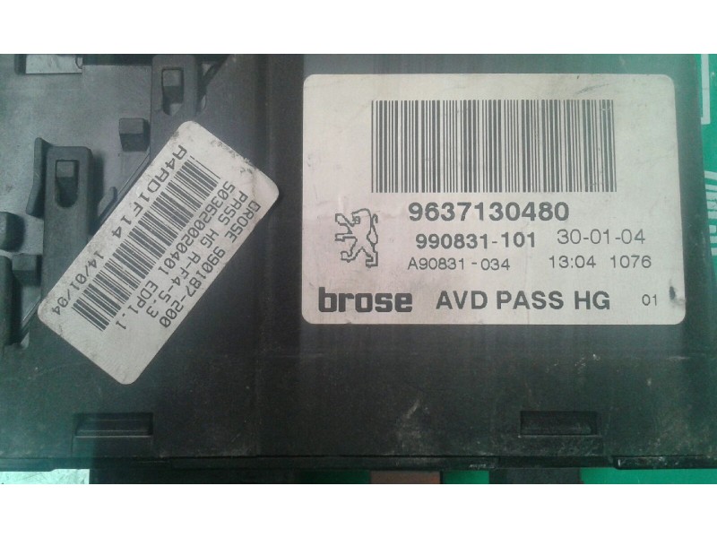 Recambio de motor elevalunas delantero derecho para peugeot 307 break / sw (s1) sw referencia OEM IAM 9637130480 990187200 99083