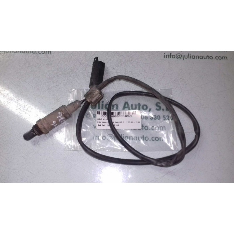 Recambio de sonda lambda para bmw serie 3 coupe (e46) 320 ci referencia OEM IAM 0258006109  2 + 2 PINES