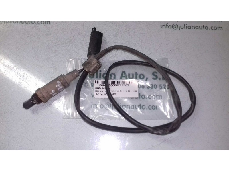 Recambio de sonda lambda para bmw serie 3 coupe (e46) 320 ci referencia OEM IAM 0258006109  2 + 2 PINES