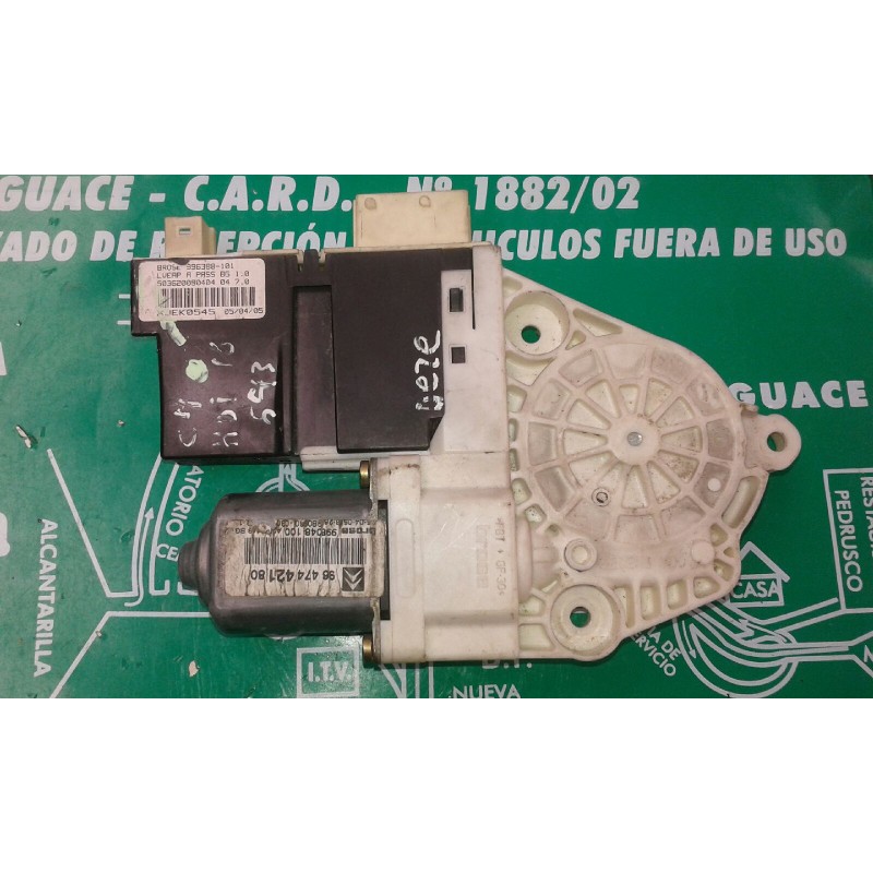 Recambio de motor elevalunas delantero derecho para citroen c4 coupe lx referencia OEM IAM 996388101 9647442180 998048100