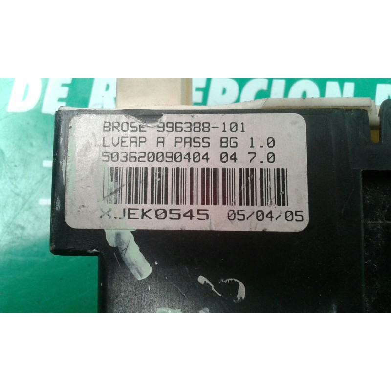 Recambio de motor elevalunas delantero derecho para citroen c4 coupe lx referencia OEM IAM 996388101 9647442180 998048100