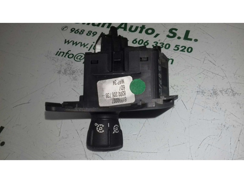Recambio de mando multifuncion para renault megane ii berlina 5p dynamique referencia OEM IAM 61890007 8200206738 CONTRL VELOCI